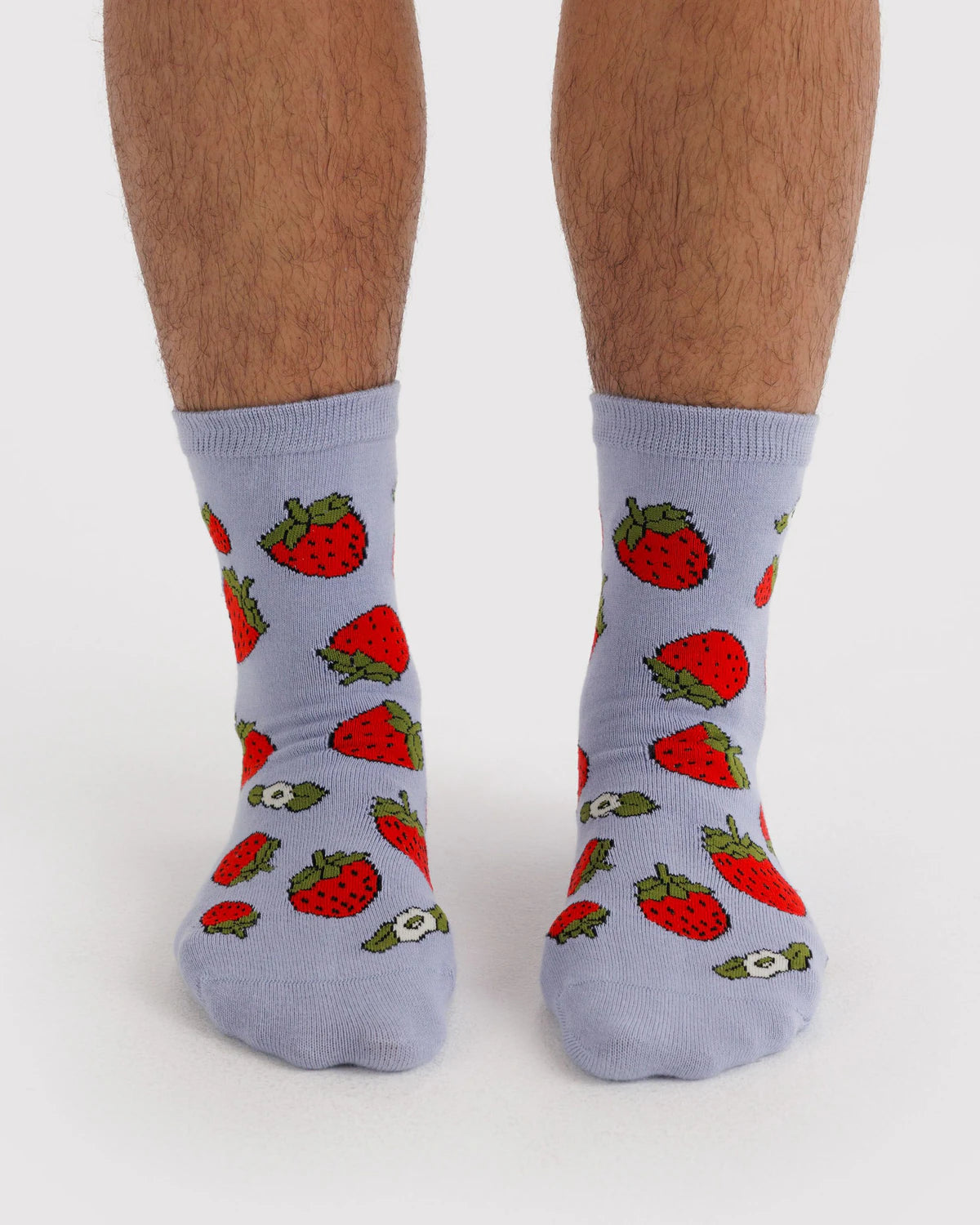 BAGGU Crew Sock - Strawberry Blossom