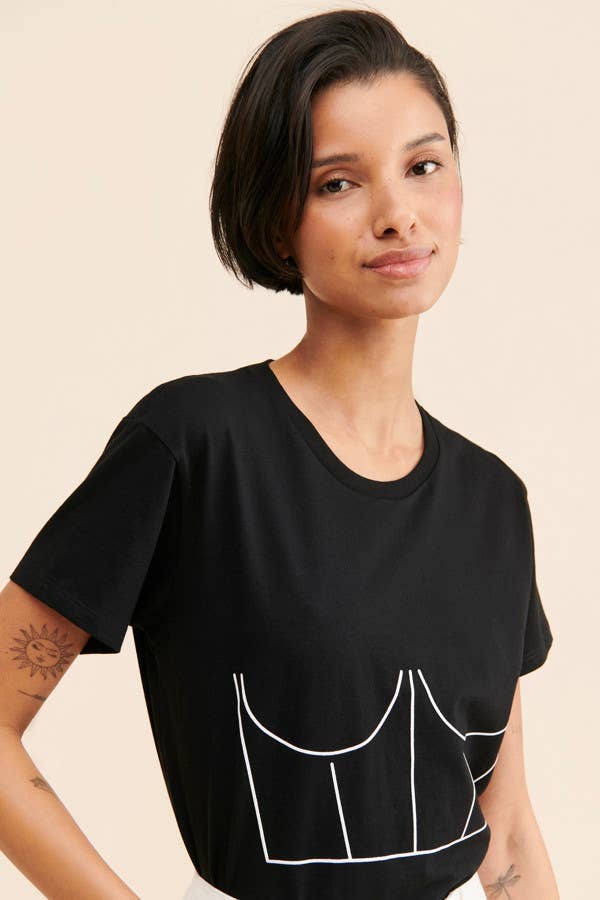 The Corset Tee: White