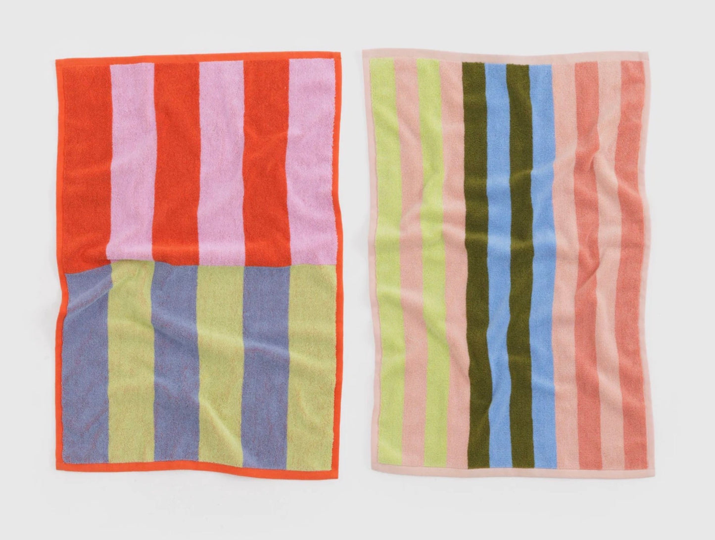 BAGGU Hand Towel Set of 2 - Pool Stripe Mix