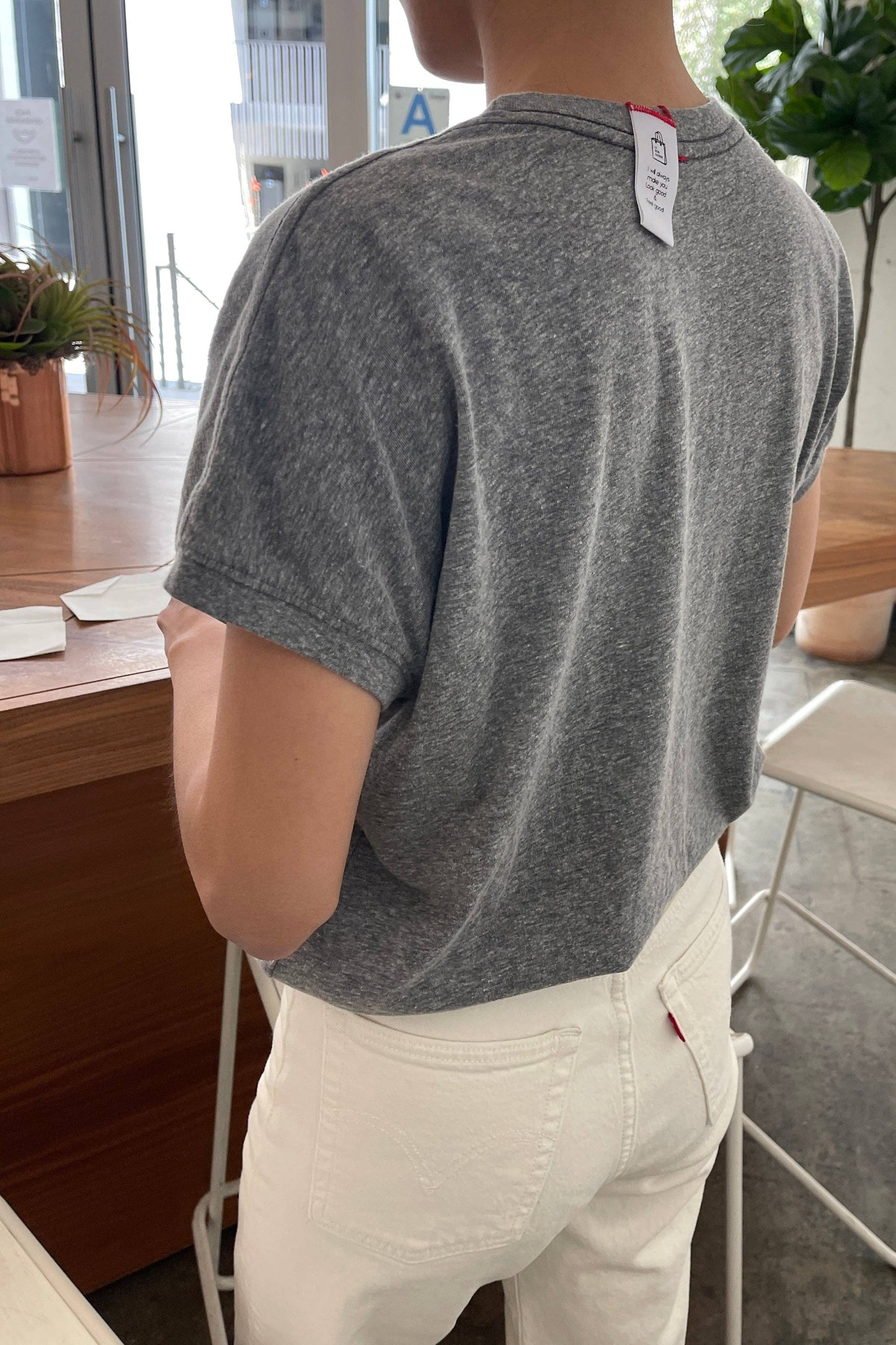 Ease Tee: Heather Grey