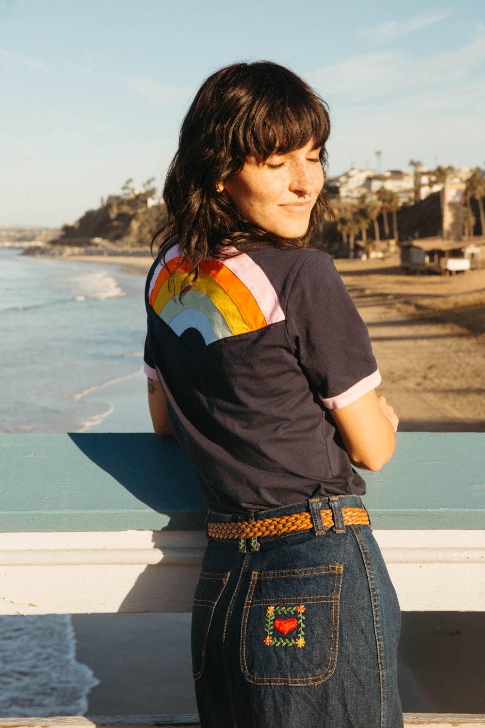 Rainbow | Women's Ringer Tee