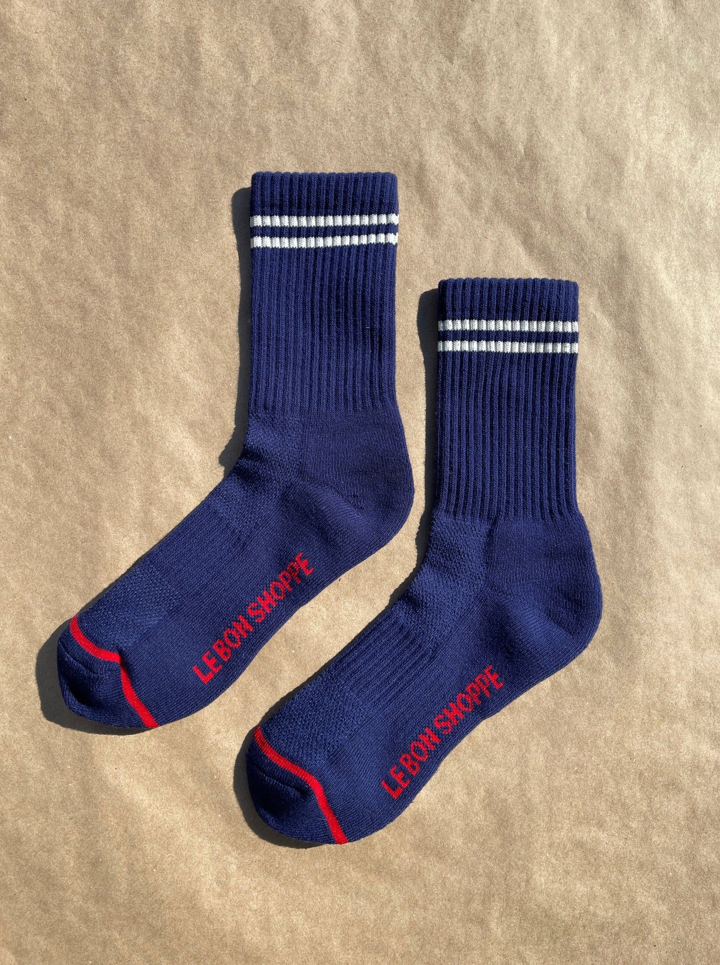 Boyfriend Socks: Navy