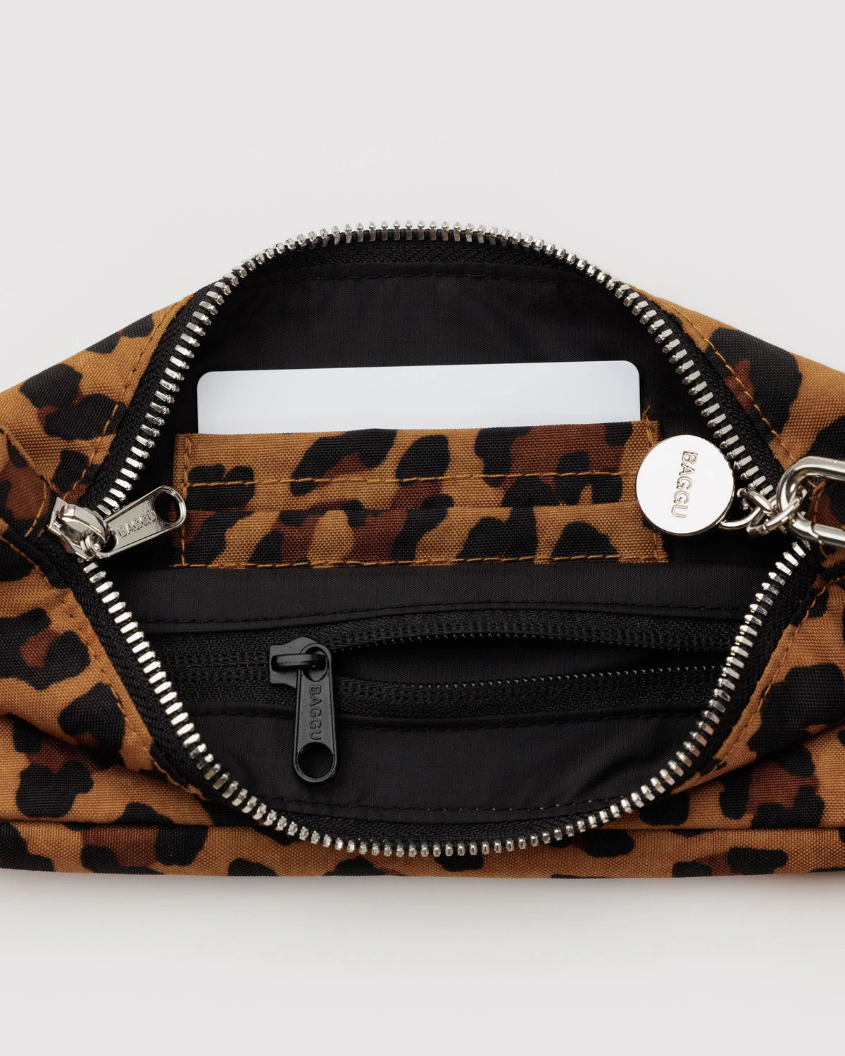 BAGGU Nylon Pochette - Leopard