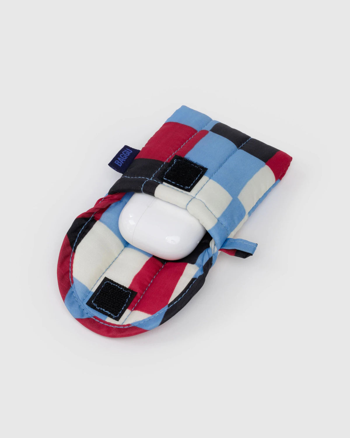 BAGGU Puffy Earbud Case - Painted Check