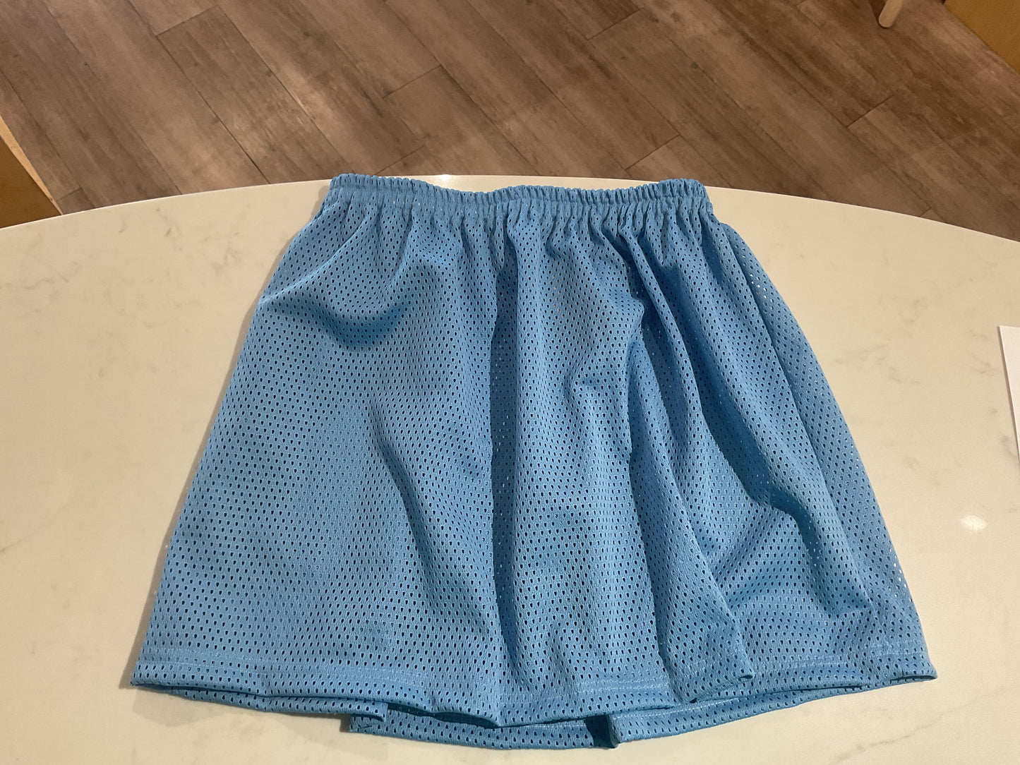 Leonor Aispuro - Baby Blue Jersey Skirt