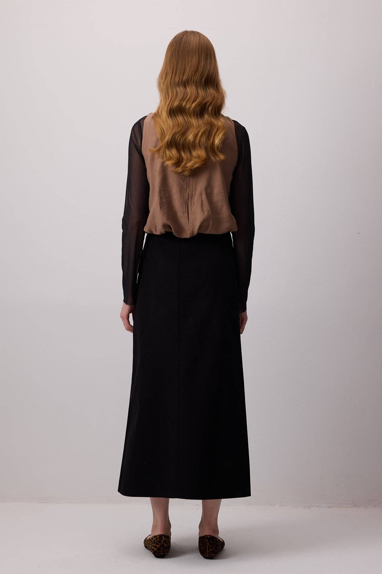 BALLOON MODAL BLOUSE: Kahverengi / M