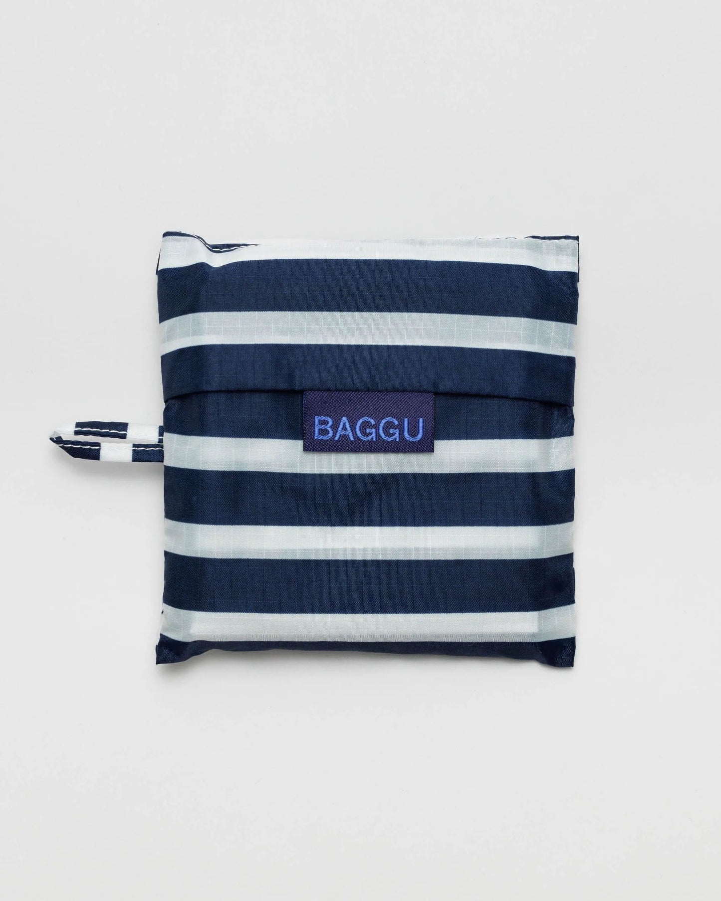 BAGGU Reusable Tote - Navy Stripe