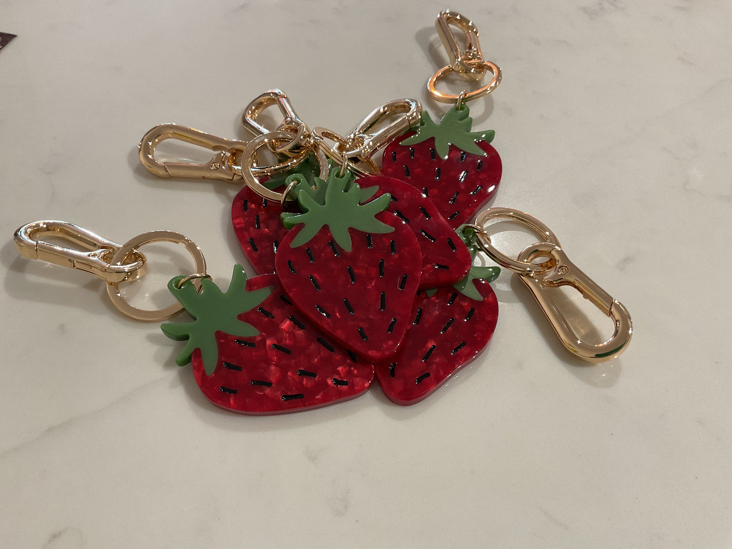 Strawberry Keychain