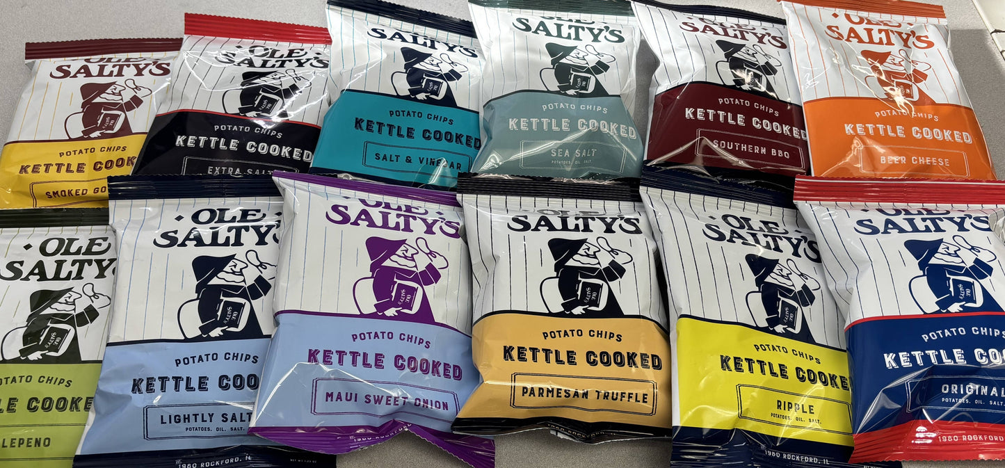 1.25oz Sea Salt & Vinegar Kettle Cooked Potato Chips