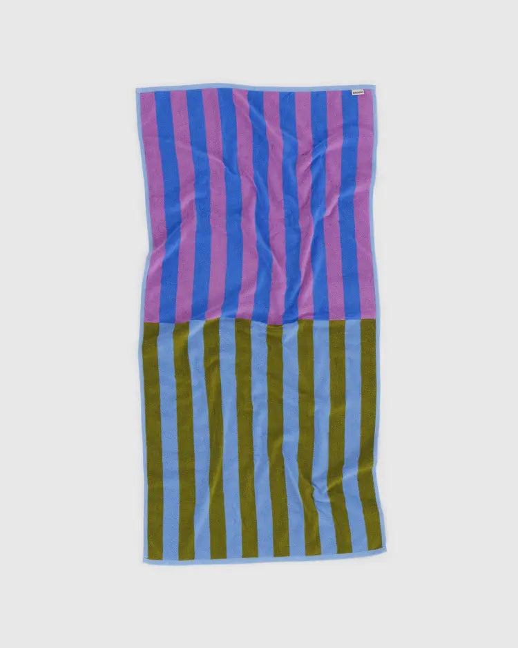 BAGGU Hand Towel Set of 2 - Cabana Stripe Mix