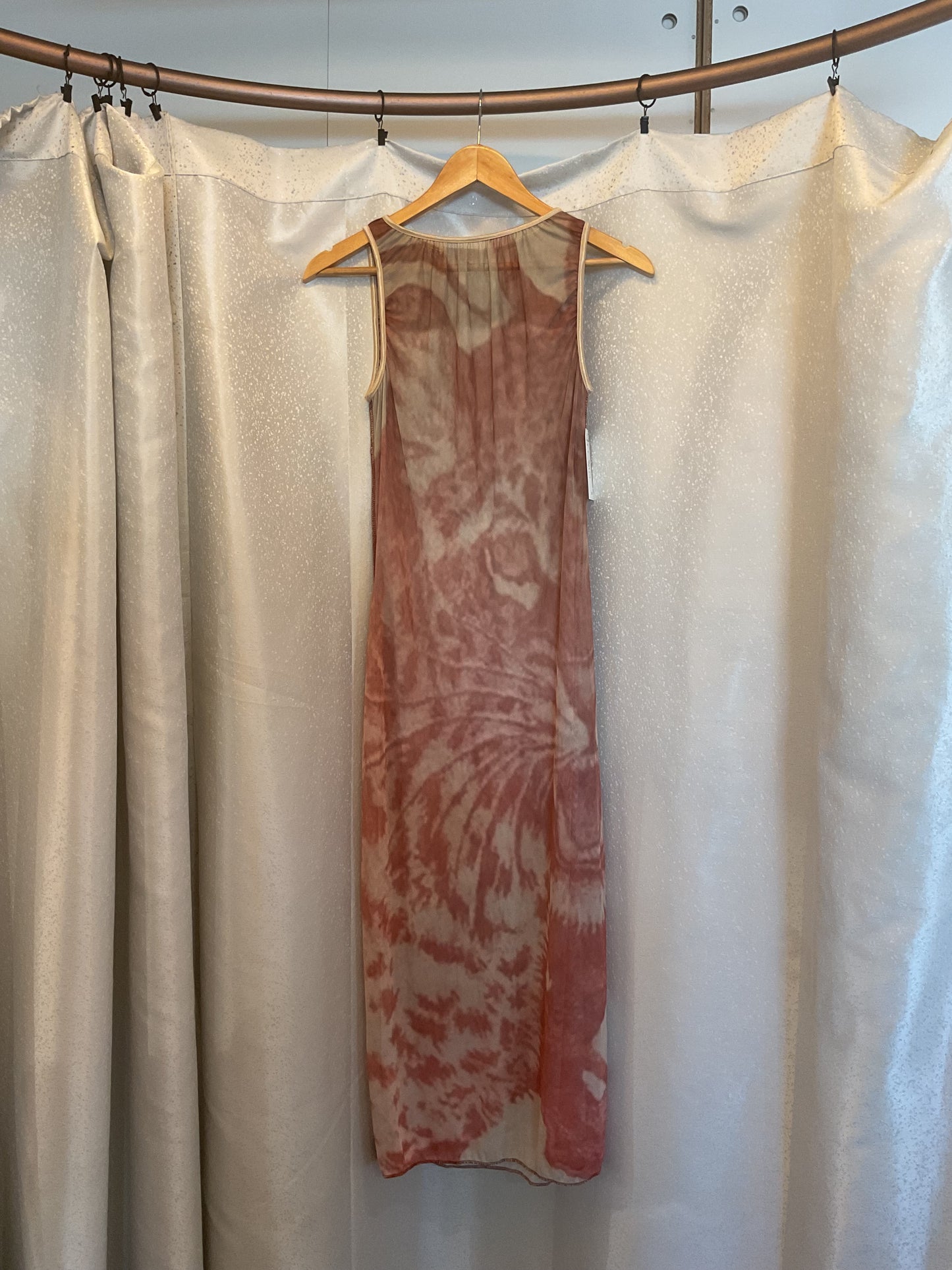 Leonor Aispuro -Tan Cheetah Dress