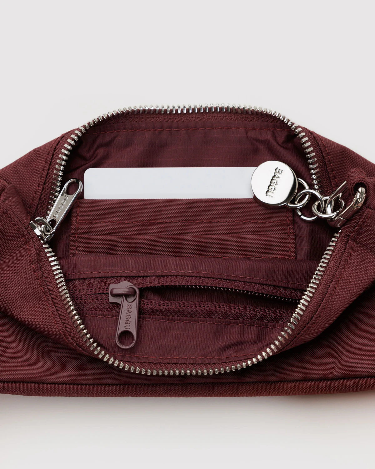 BAGGU Nylon Pochette - Mahogany