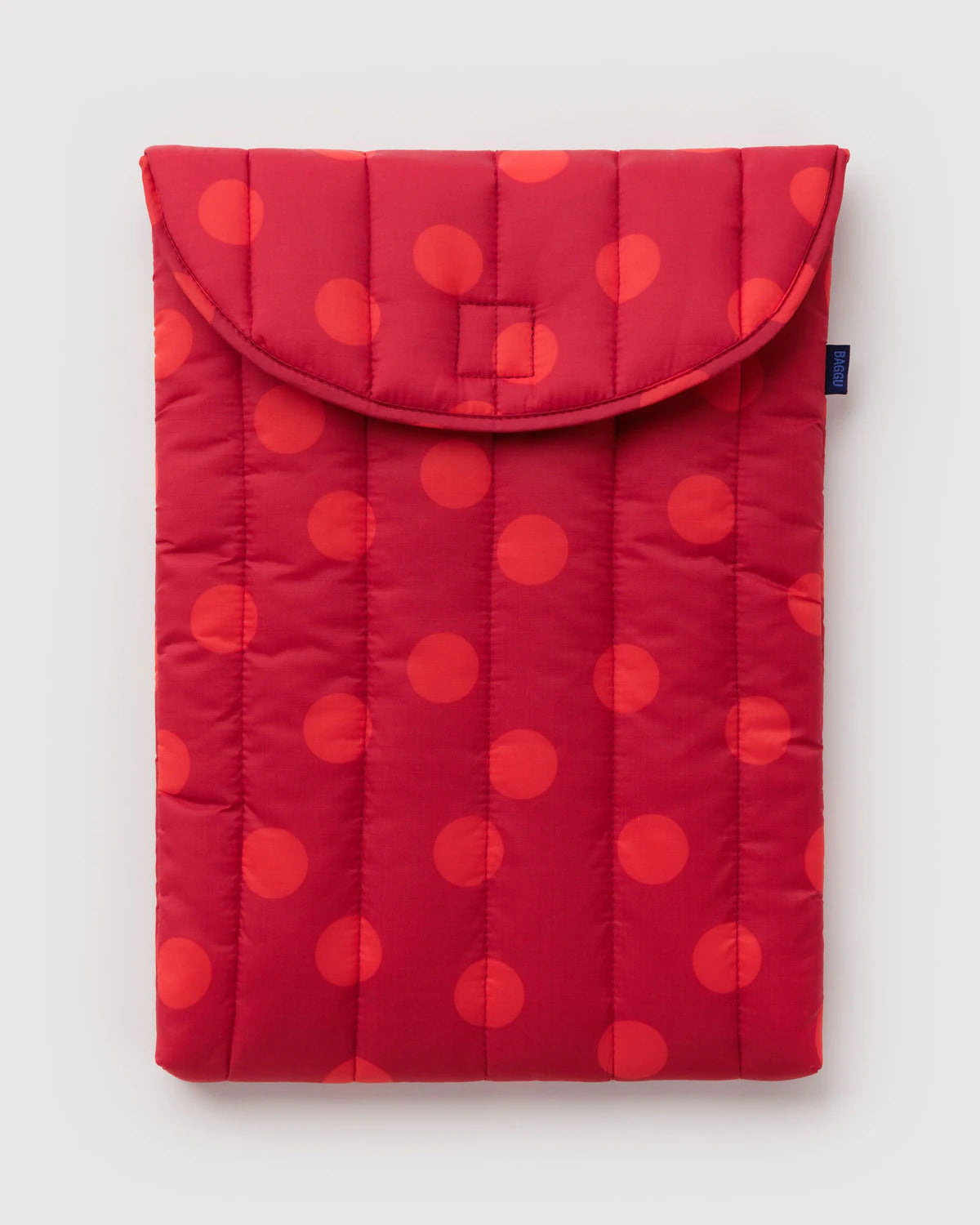 BAGGU Puffy Laptop Sleeve 13"/14" - Red Polka Dot