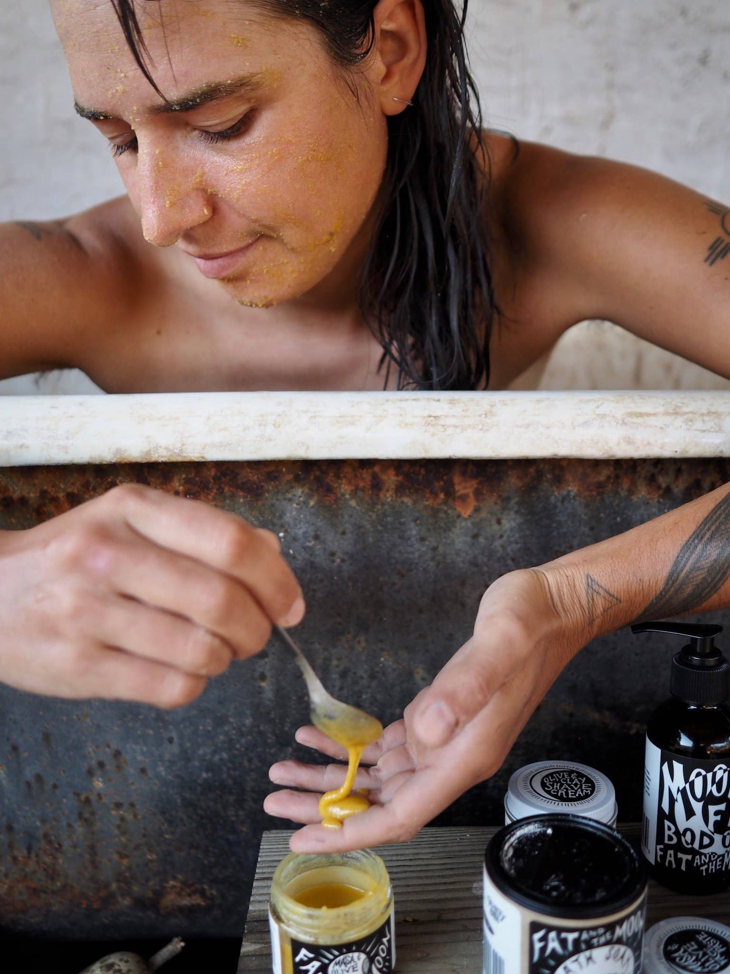 Masa and Olive Face Paste