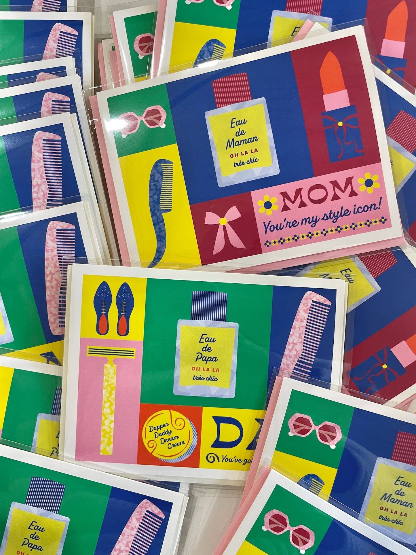 Dad Block Colorblock Father's Day Card