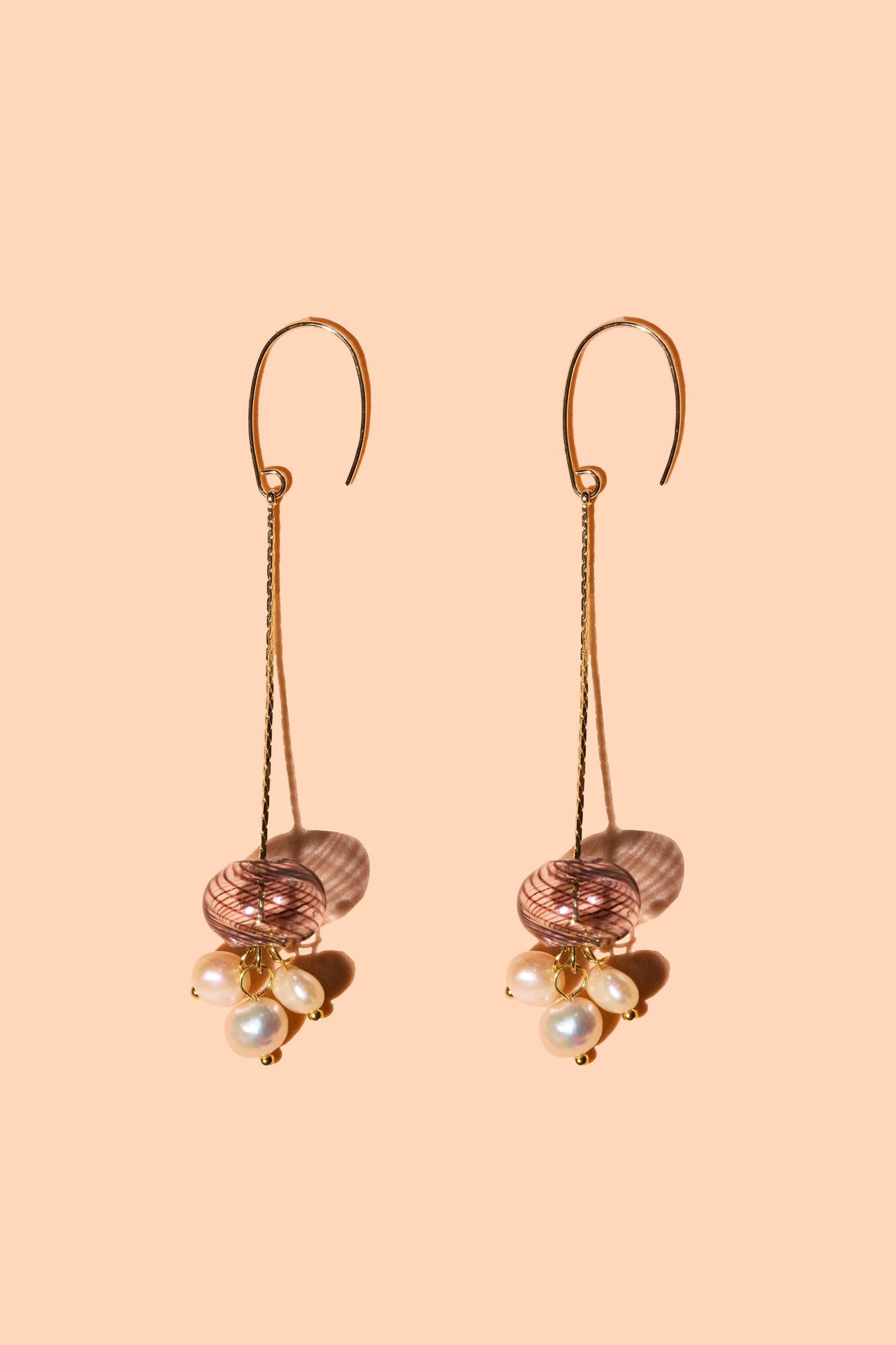 Ella Dangle Earrings - 18K Gold Plated