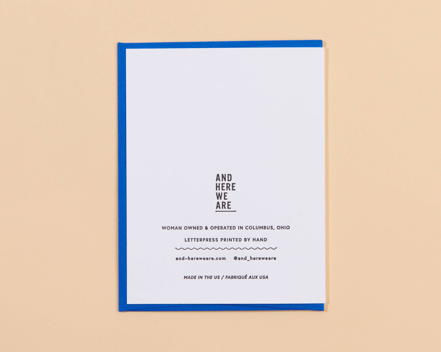 Birthday Balloons Letterpress Card- Made in USA