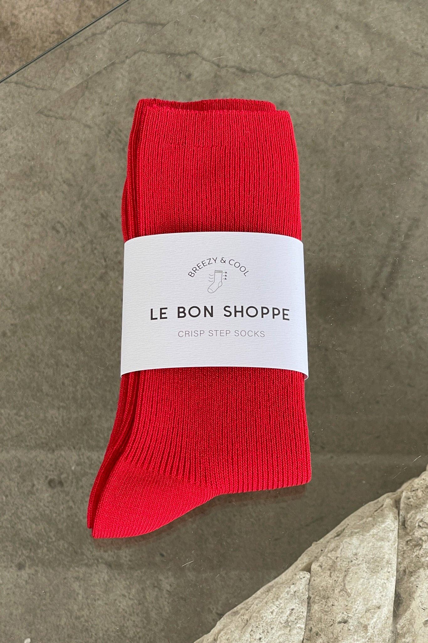 Crisp Step Socks (wholesale): RED