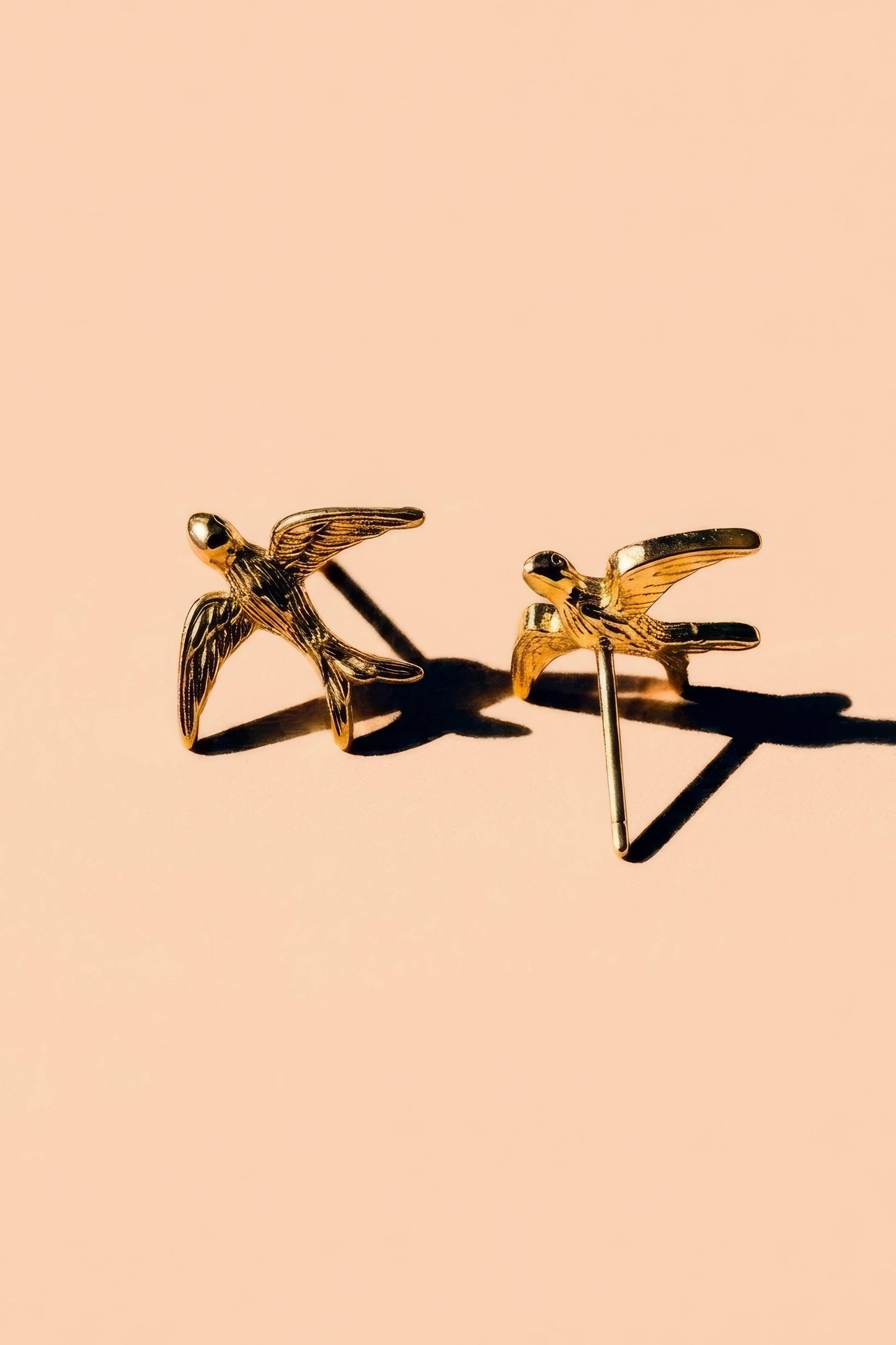 Swallow Studs: Silver