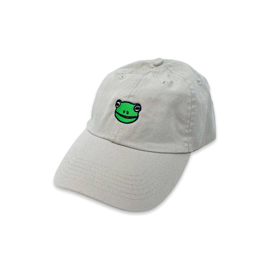 Embroidered Froggy Face Hat
