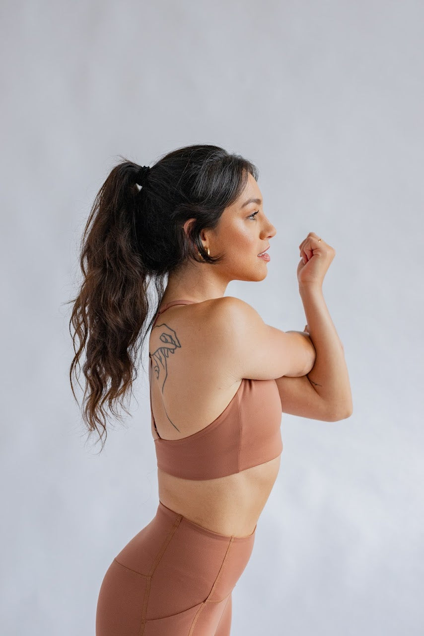 Girlfriend Collective Topanga Bra - Antler