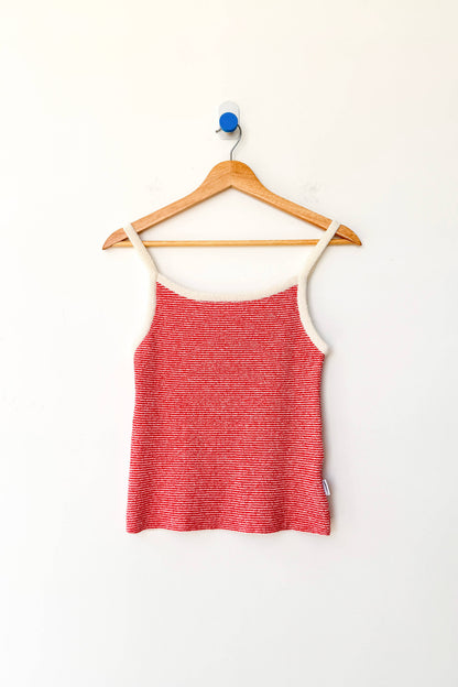 Lily Sweater Cami: RED STRIPE