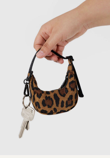 BAGGU Crescent Bag Charm - Leopard