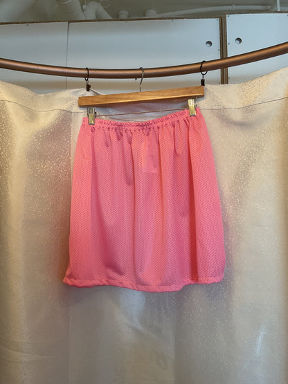 Leonor Aispuro - Pink Jersey Skirt