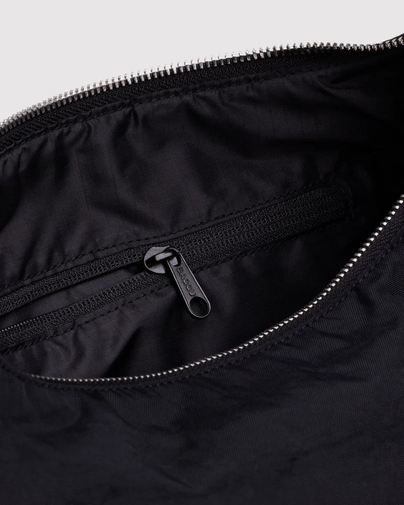 BAGGU Small Nylon Meringue Bag - Black