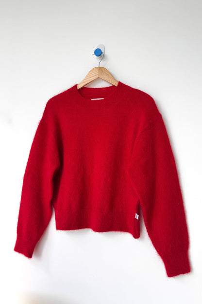 Finn Mohair Sweater: Red