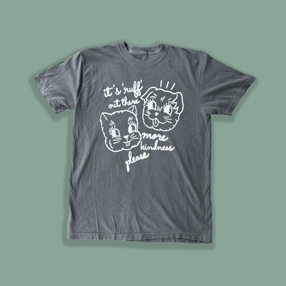 It's Ruff Out There Unisex Tee -Washed Black