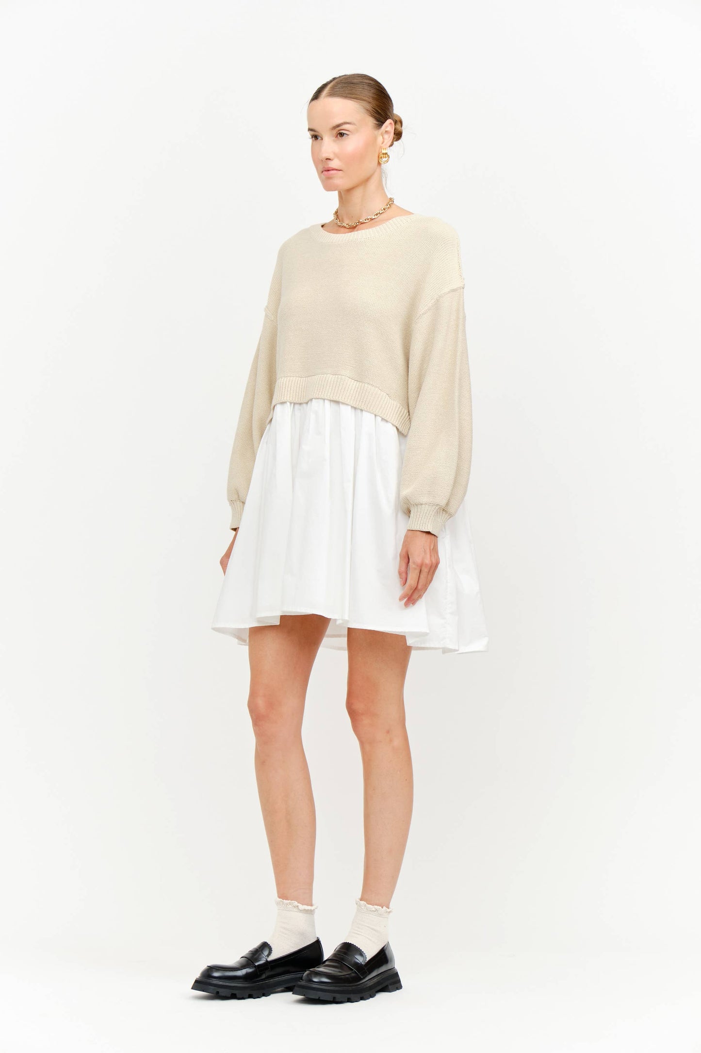 Isabel Natural Dress : NATURAL MULTI