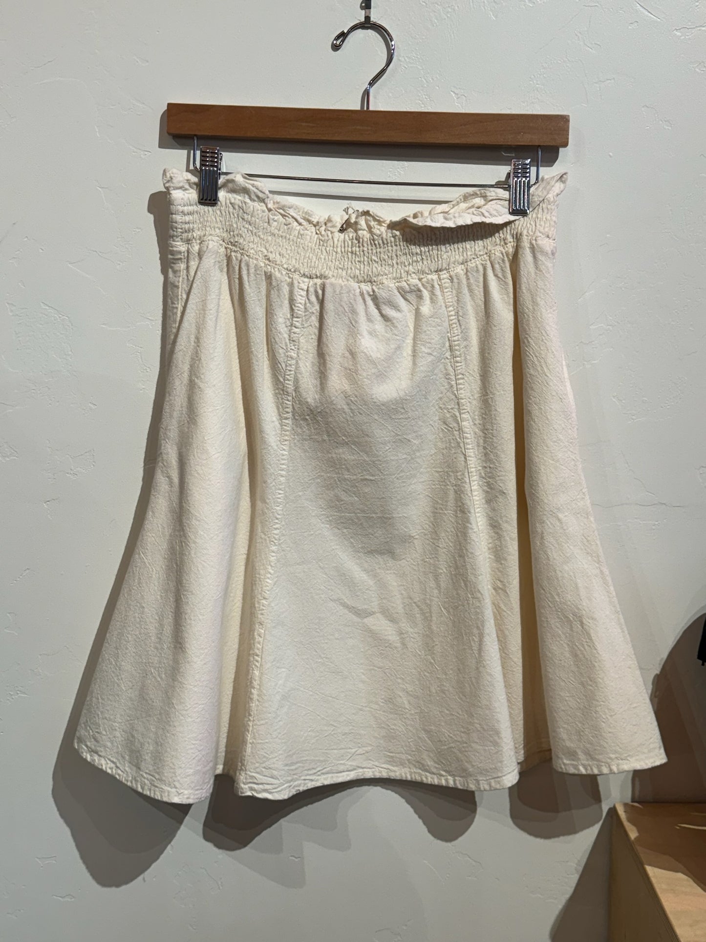 1980s Justin Allen Cotton Skirt - 32"