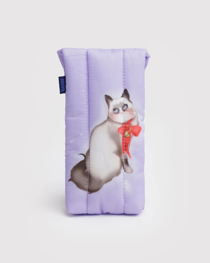BAGGU Puffy Glasses Sleeve - Fancy Cats
