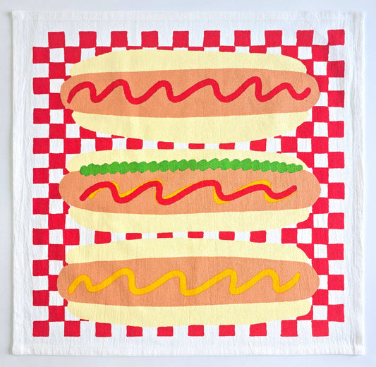 Hot Dog! Tea Towel