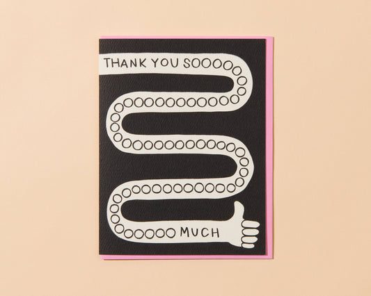 Thanks Soooo Much Greeting Card - Made in USA
