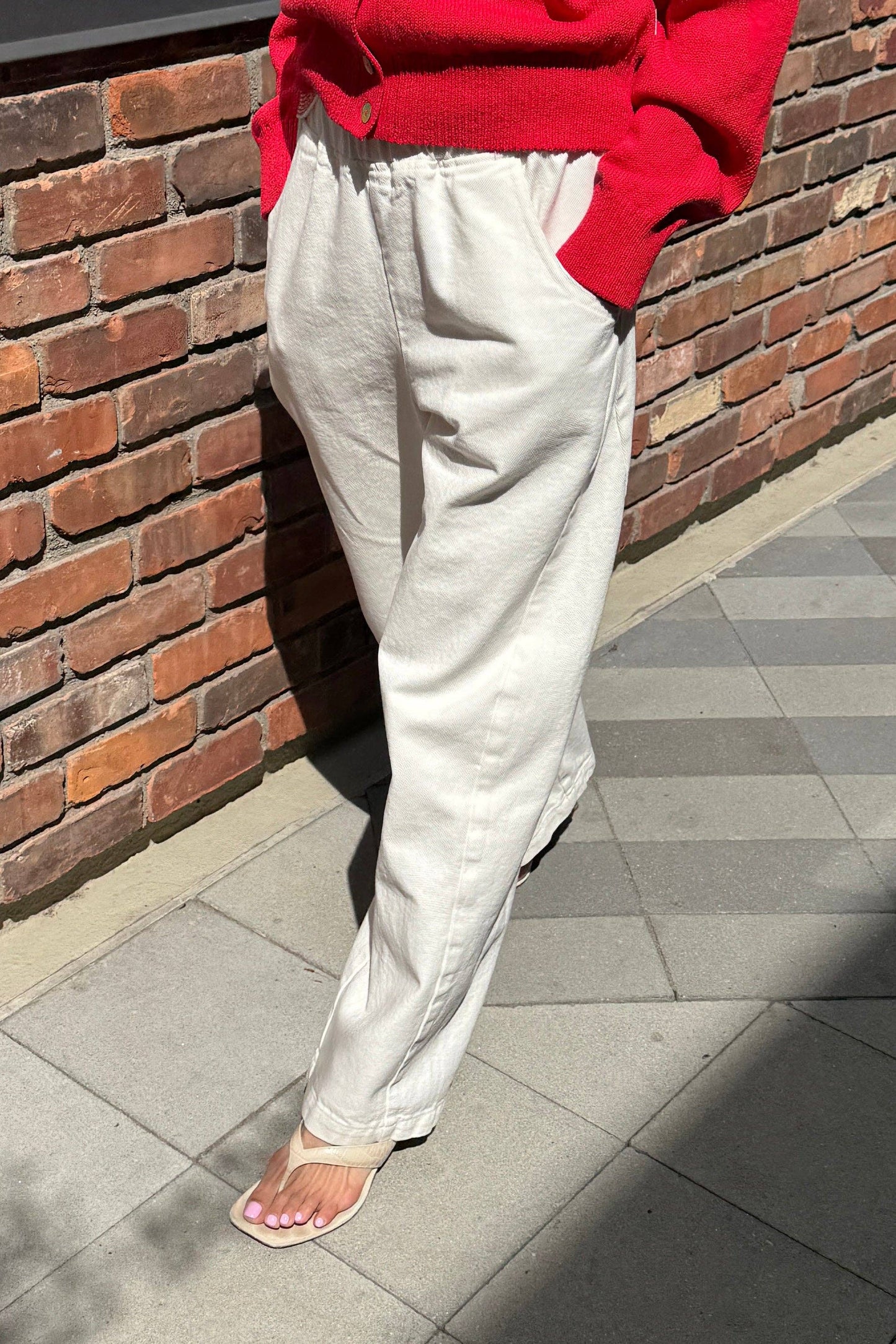 Long Arc Pants: MILK