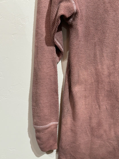 Vintage Hand Dyed Thermal - Mauve