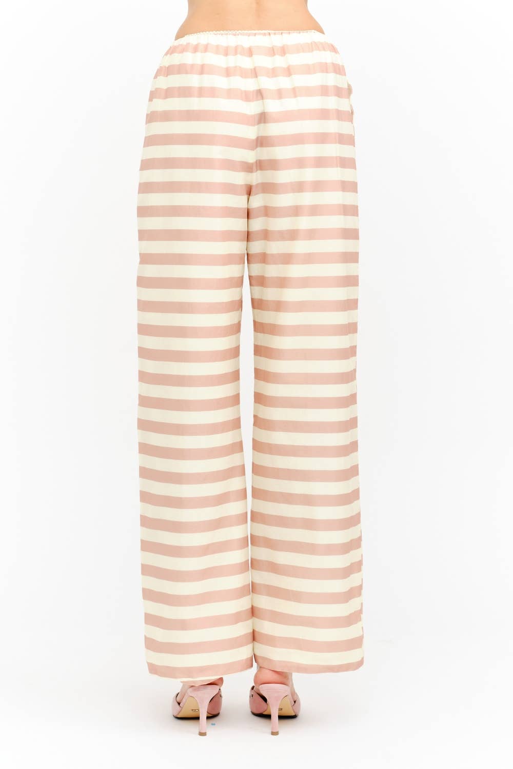 Matilda Striped Pants: Pink Multi