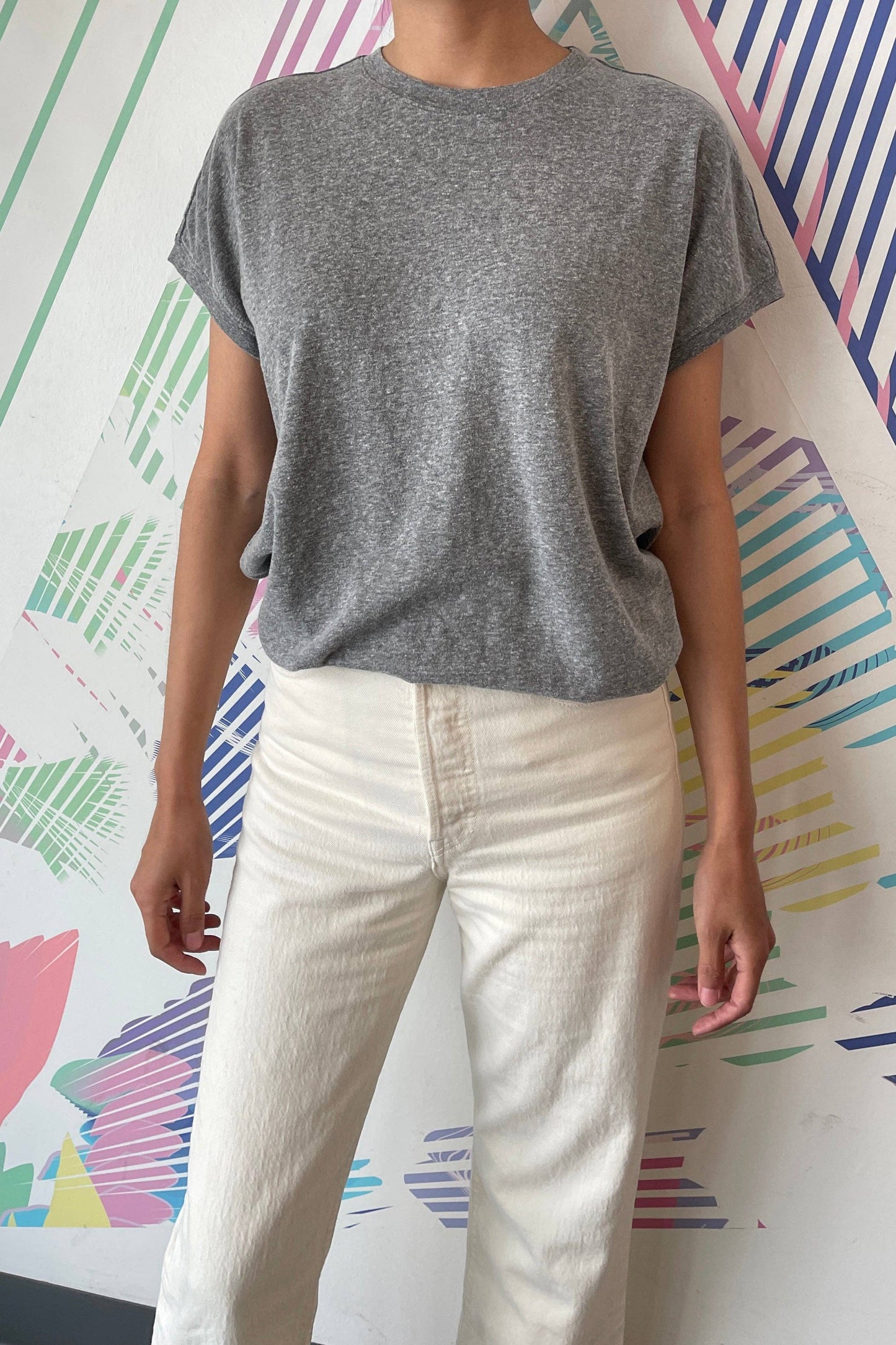 Ease Tee: Heather Grey
