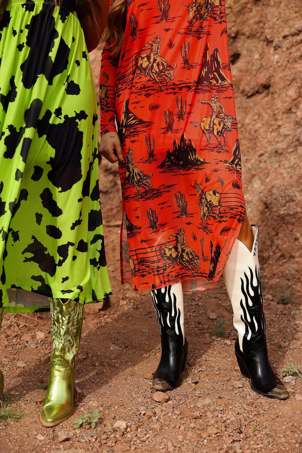 Hold Your Horses Boxy Mesh Dress
