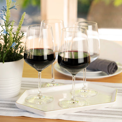 Style Red and White Wine Glasses Set of 12