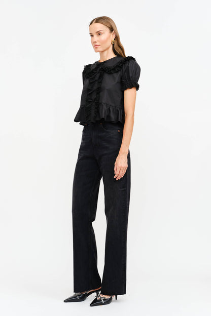 Gianna Blouse: BLACK