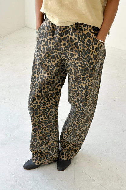 Long Arc Pants: LEOPARD