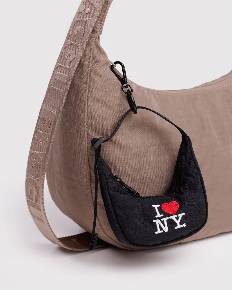 BAGGU Crescent Bag Charm - I Love NY