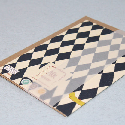 Happy Birthday Checkerboard Cat