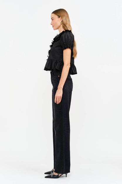 Gianna Blouse: BLACK