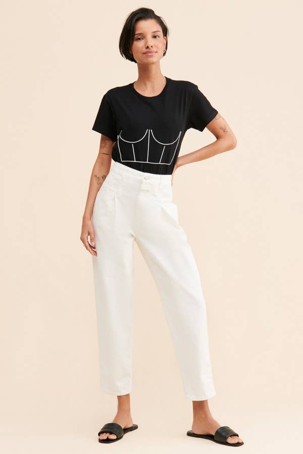 The Corset Tee: White