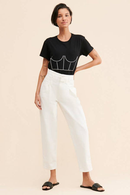 The Corset Tee: White