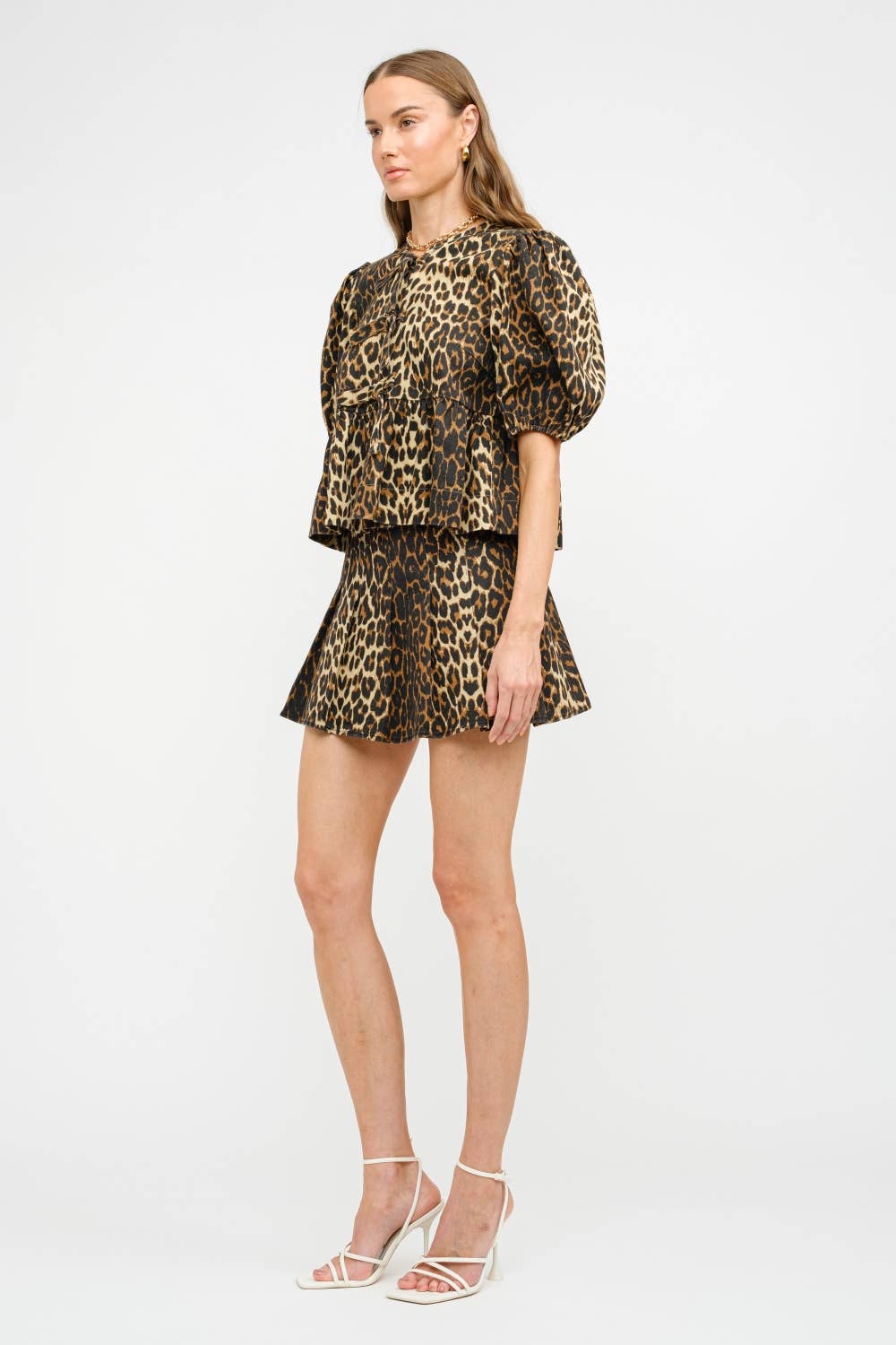 Norah Leopard Blouse